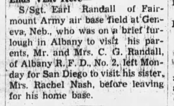 Clipping from Albany Democrat-Herald